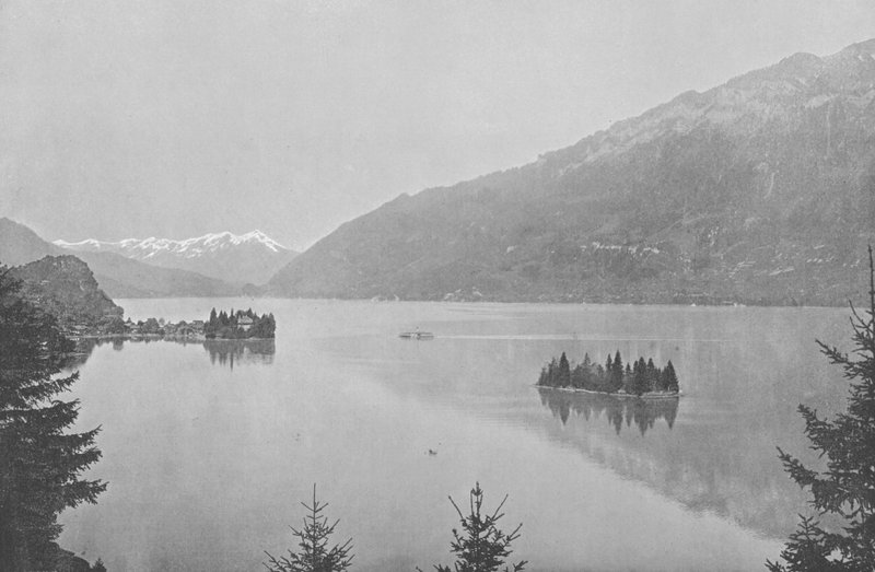 Iseltwald, Lac de Brienz (s/b fotoğraf) by Swiss Photographer