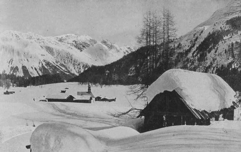 Laret pres Davos (s/b fotoğraf) by Swiss Photographer