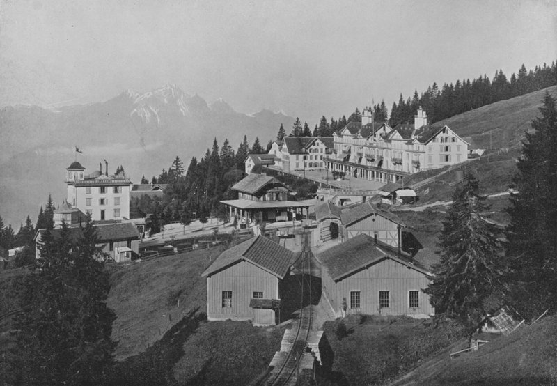 Righi-Kaltbad (s/b fotoğraf) by Swiss Photographer
