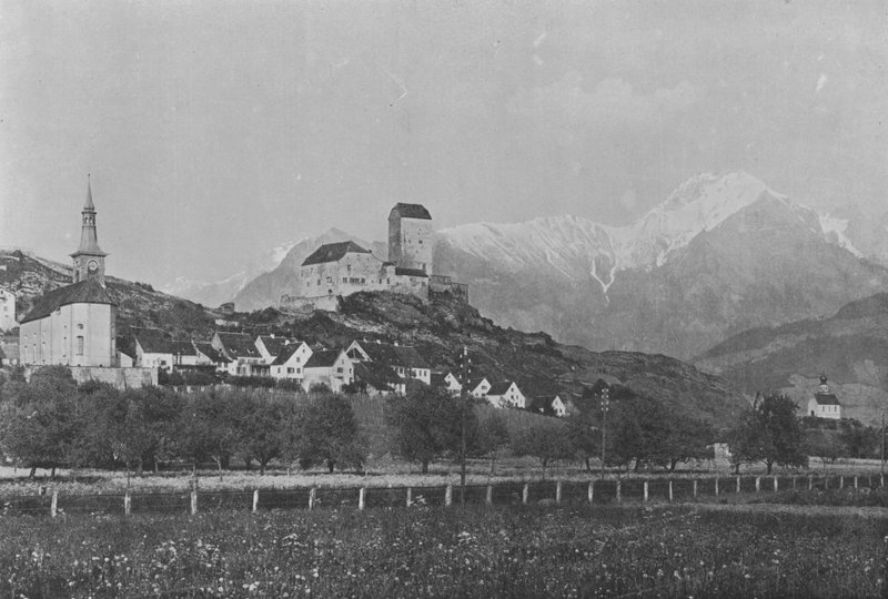 Sargans, Vallee du Rhin (s/b fotoğraf) by Swiss Photographer