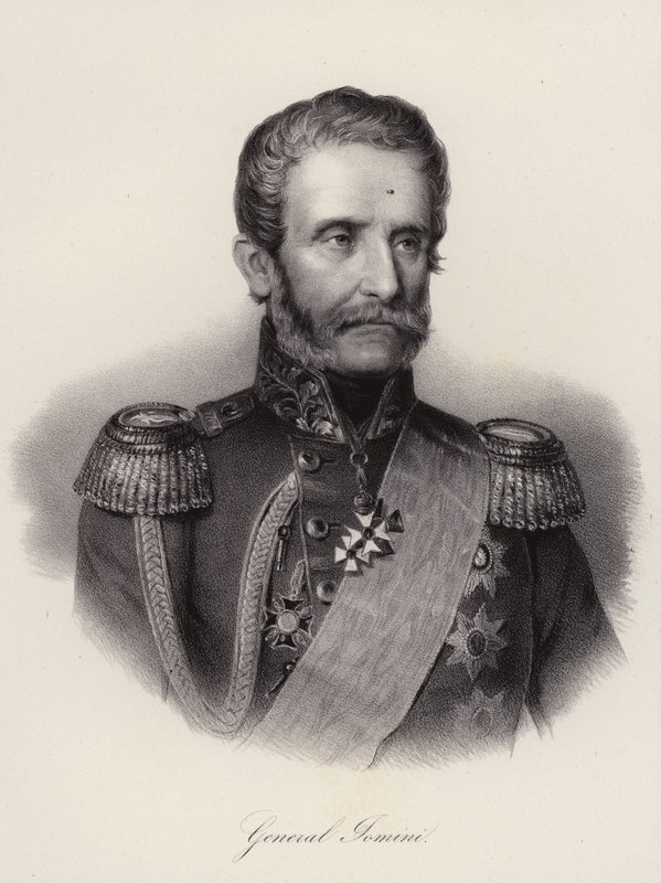 Antoine Henri, Jomini Baronu, İsviçreli general ve askeri tarihçi (gravür) by Swiss School