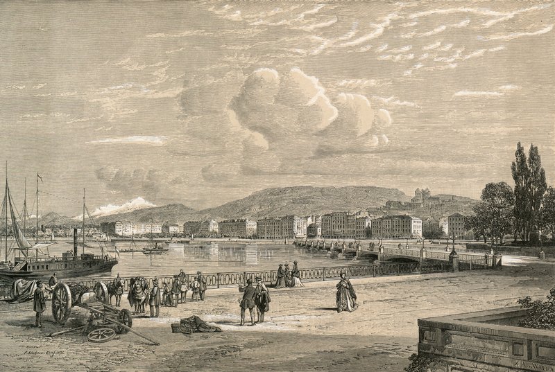 Cenevre, Quai du Mont Blanc