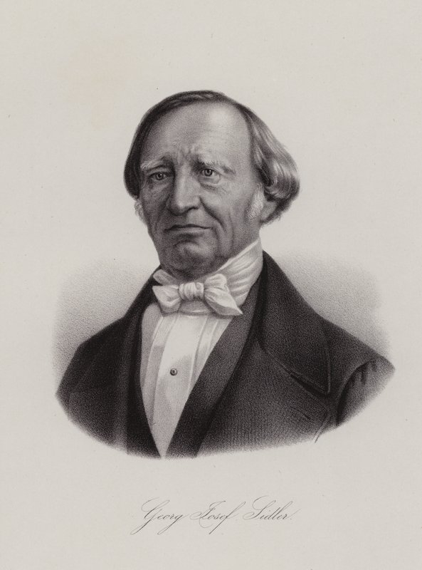 Georg Joseph Sidler, İsviçreli politikacı (gravür) by Swiss School
