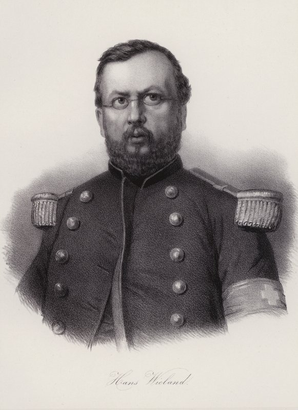 Hans Wieland, İsviçreli asker (gravür) by Swiss School