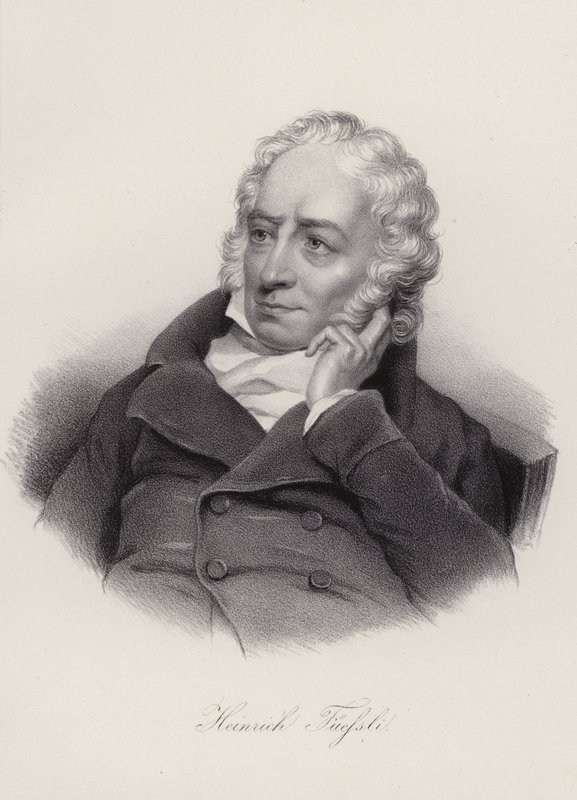 Henry Fuseli, İsviçreli ressam (gravür) by Swiss School
