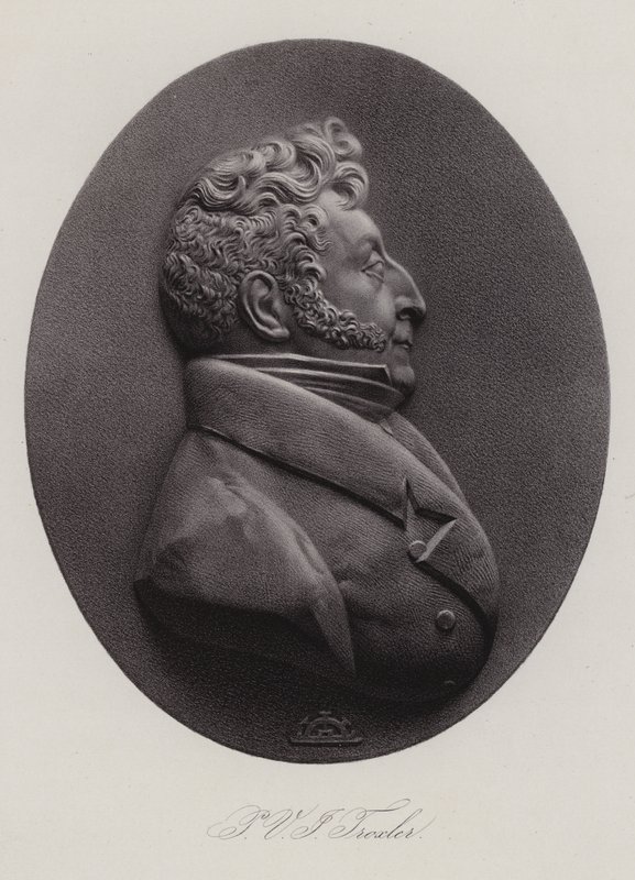 Ignaz Paul Vital Troxler, İsviçreli doktor, politikacı ve filozof (gravür) by Swiss School
