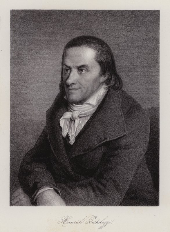 Johann Heinrich Pestalozzi, İsviçreli eğitim reformcusu (gravür) by Swiss School