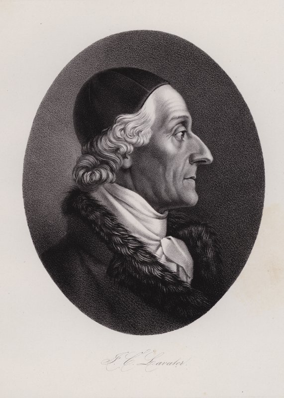 Johann Kaspar Lavater, İsviçreli yazar ve fizyognomist (gravür) by Swiss School