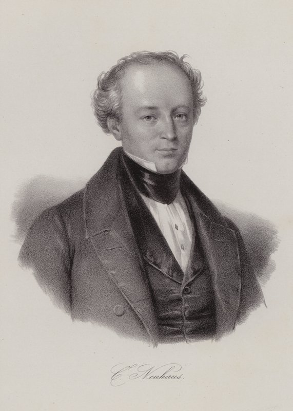 Karl Neuhaus, İsviçreli politikacı (gravür) by Swiss School