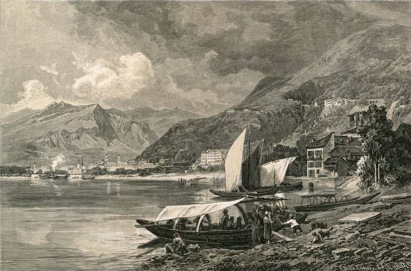Locarno, Maggiore Gölü üzerinde by Swiss School