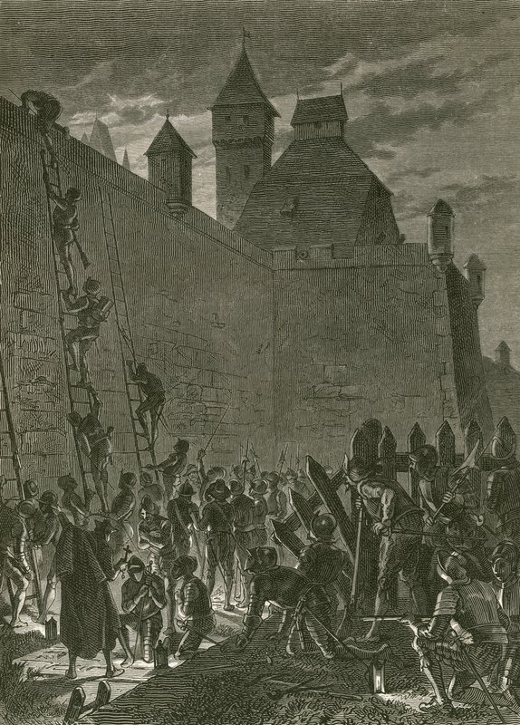 Escalade-Cenevre, 1602 by Swiss School