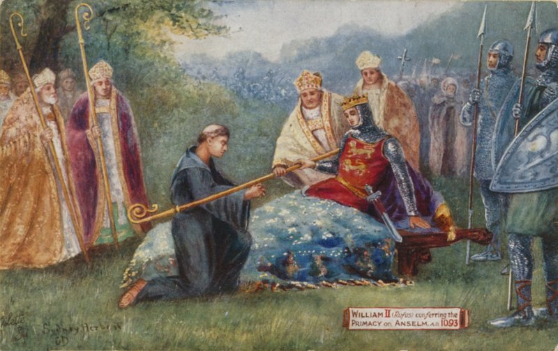 William II, önceliği Anselm