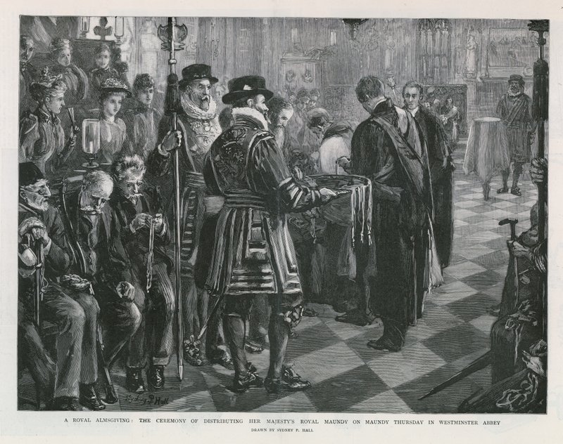 Kraliyet Sadakati (gravür) by Sydney Prior Hall