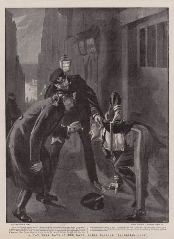 Donanmada sahip oldukları bir Yol, Promosyon Kancasından geçiyor by Sydney Prior Hall