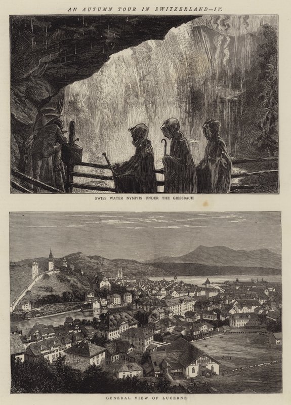 ಸ್ವಿಟ್ಜರ್ಲೆಂಡ್, IV ಟರ್ಕ್‌ನಲ್ಲಿ ಶರತ್ಕಾಲದ ಪ್ರವಾಸ by Sydney Prior Hall