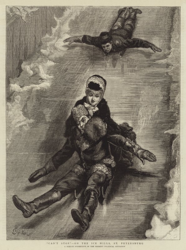 Duramıyorum, Buz Tepelerinde, St Petersburg by Sydney Prior Hall
