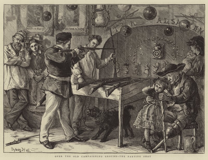 Eski Kampanya Alanında, Ayrılık Atışı by Sydney Prior Hall