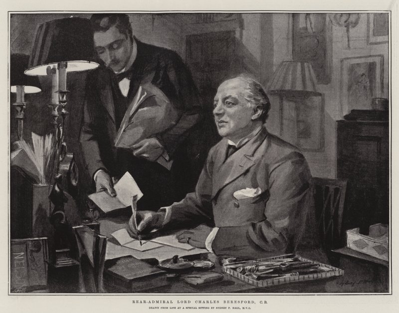 Tuğamiral Lord Charles Beresford, CB by Sydney Prior Hall