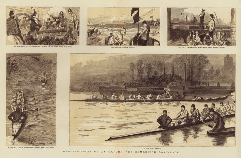 Bir Oxford ve Cambridge Tekne Yarışından Anımsamalar by Sydney Prior Hall