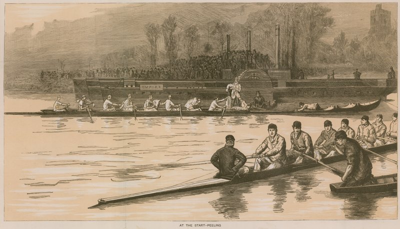 Bir Oxford ve Cambridge Tekne Yarışından Hatıralar: Start-Peeling'de by Sydney Prior Hall
