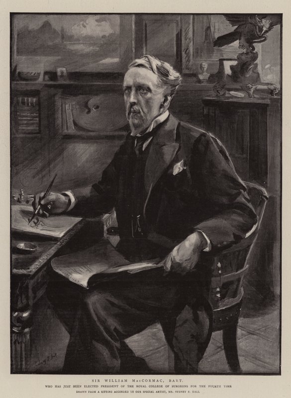 Sir William MacCormac, Baronet by Sydney Prior Hall