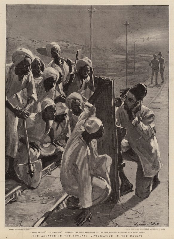 Sudan'daki İlerleme, Çölde Uygarlık by Sydney Prior Hall