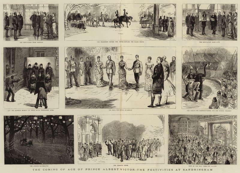 Prens Albert Victor Çağının Gelişi, Sandringham
