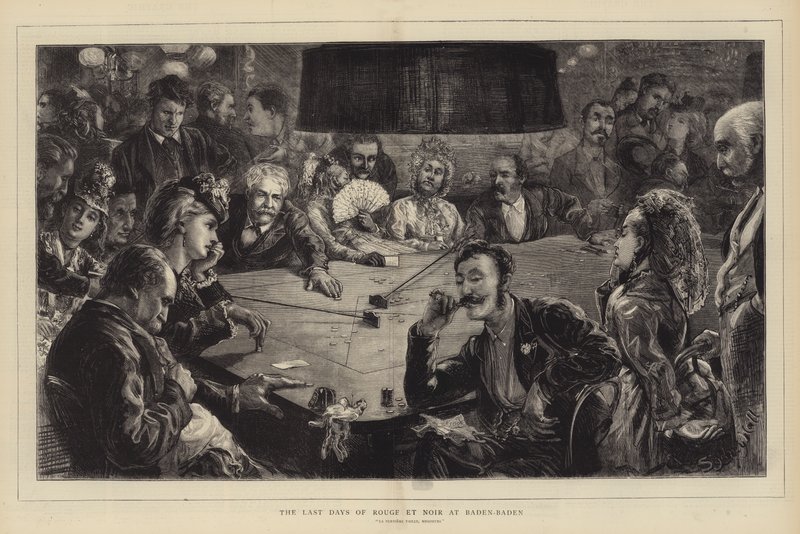 Baden-Baden'de Rouge et Noir'in Son Günleri by Sydney Prior Hall