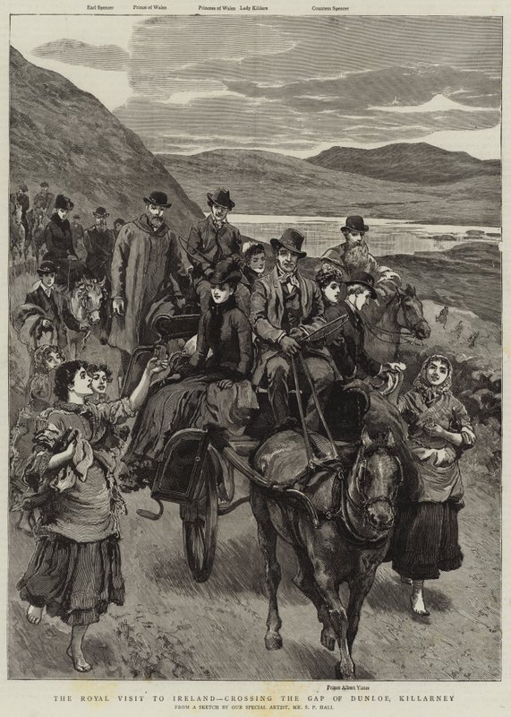 İrlanda Kraliyet Ziyareti, Killarney, Dunloe Geçidi
