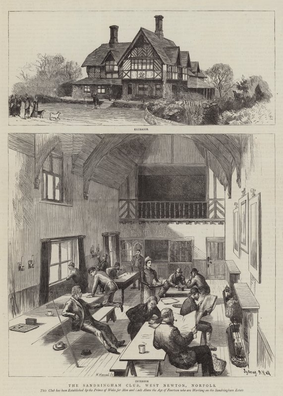 Sandringham Kulübü, Batı Newton, Norfolk by Sydney Prior Hall