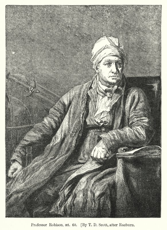 Profesör Robison, aet 60 (gravür) by T. D. (after) Scott