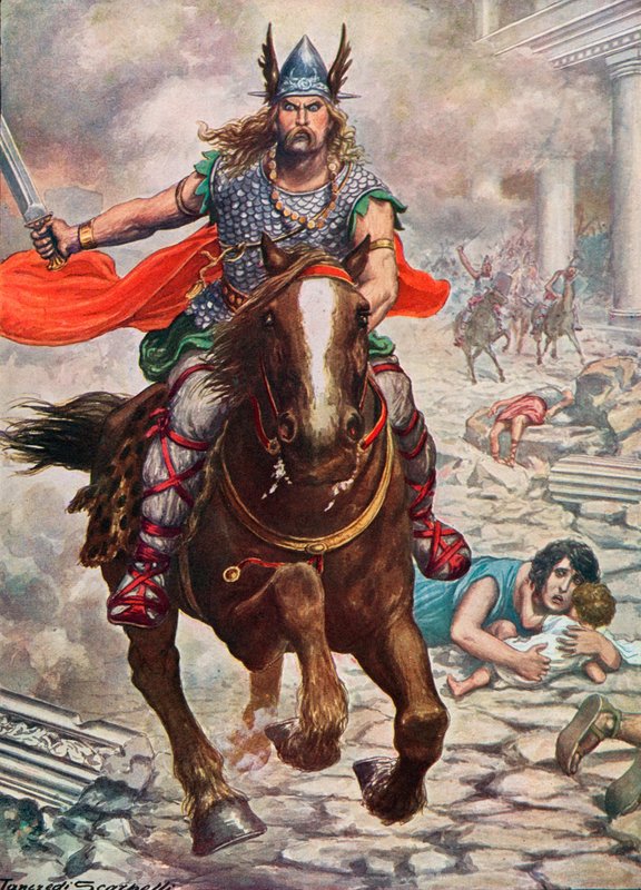 Hun Attila, Aquila