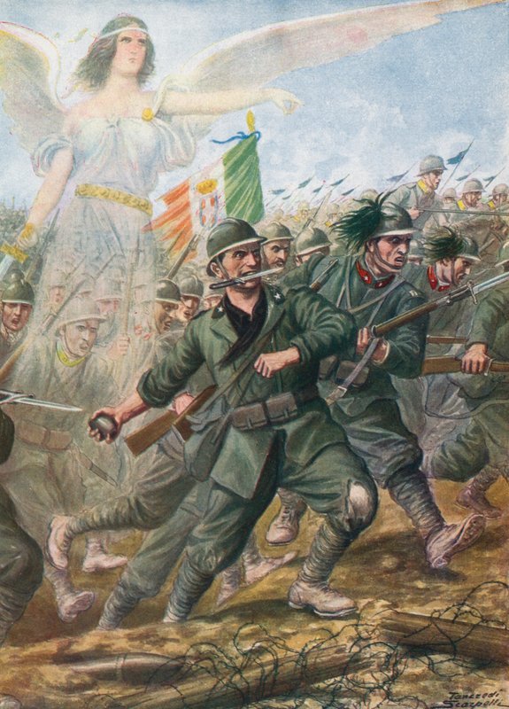 Piave Nehri Savaşı, 1918 by Tancredi Scarpelli