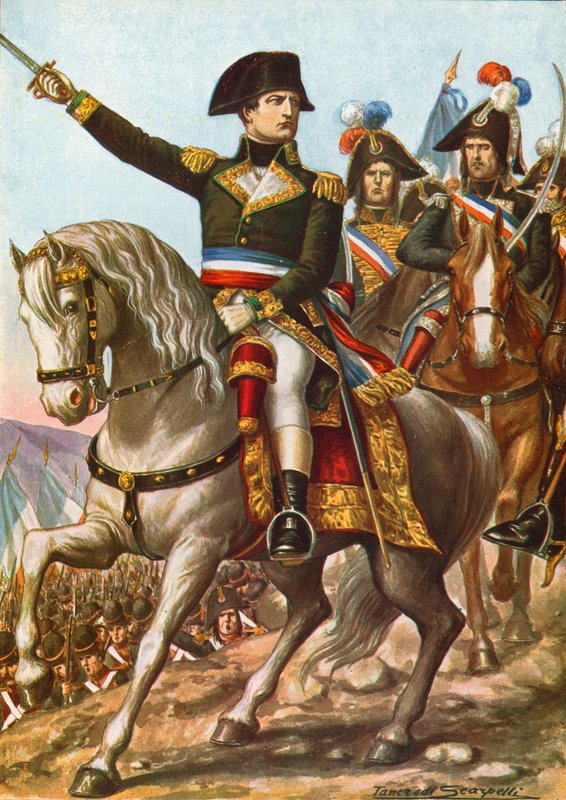 Napolyon ilk İtalyan Seferinde, 1796 by Tancredi Scarpelli
