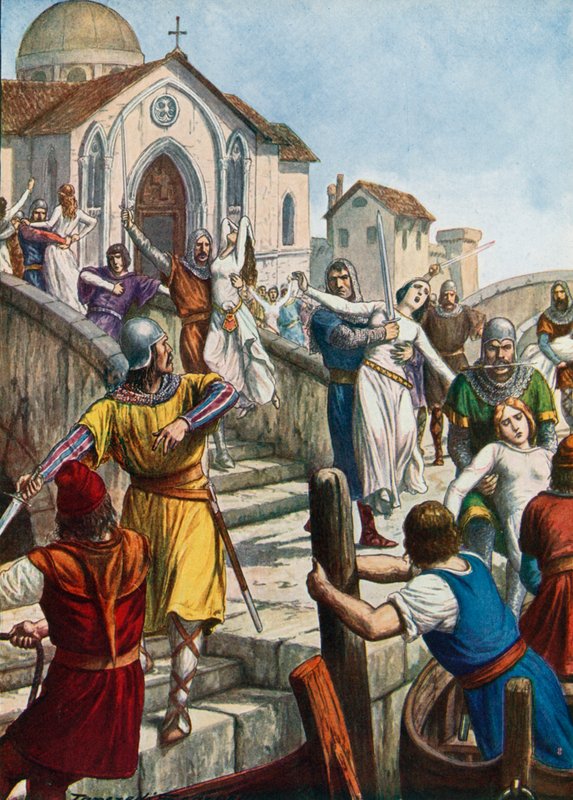 Korsanlar tarafından kaçırılan Venedikli gelinler, 943 by Tancredi Scarpelli
