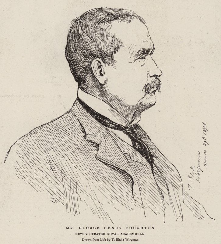 Bay George Henry Boughton by Theodore Blake Wirgman
