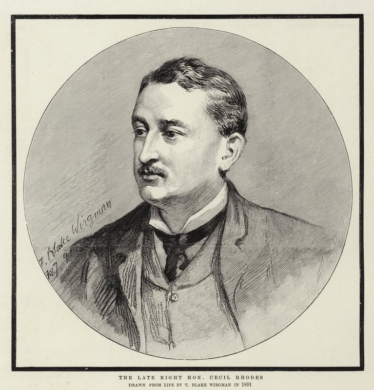 Geç Sağ Sayın Cecil Rhodes by Theodore Blake Wirgman