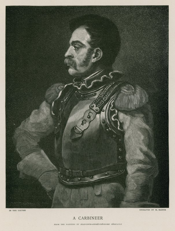 bir karabina by Theodore Gericault