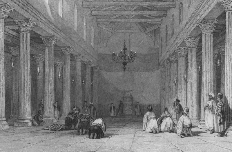 Chapel at Bethlehem  by Thomas Allom