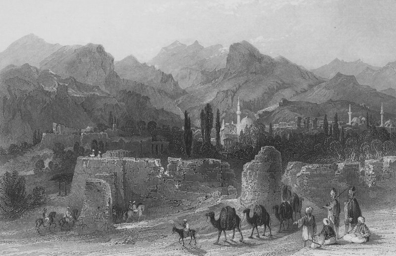 Türklerin dedikleri Philadelphia, Allah Sher, Tanrı Şehri by Thomas Allom
