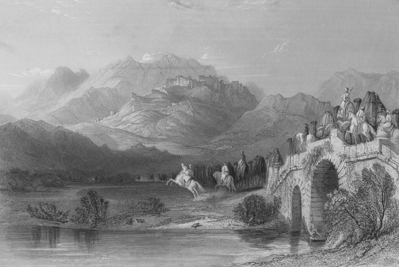 Bergama Akropolisi, Küçük Asya by Thomas Allom
