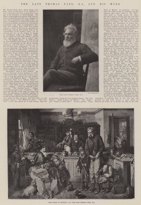Rahmetli Thomas Faed, RA ve Çalışmaları by Thomas Faed