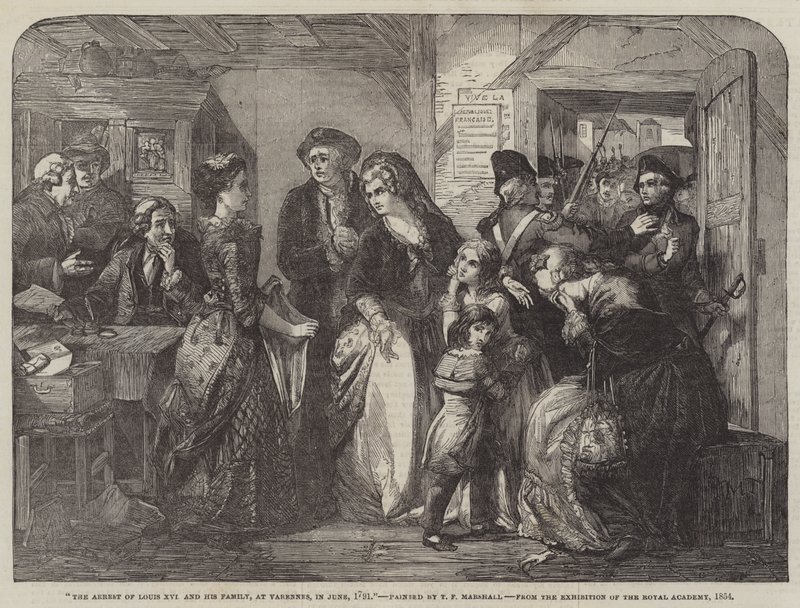 Louis XVI ve Ailesinin Varennes