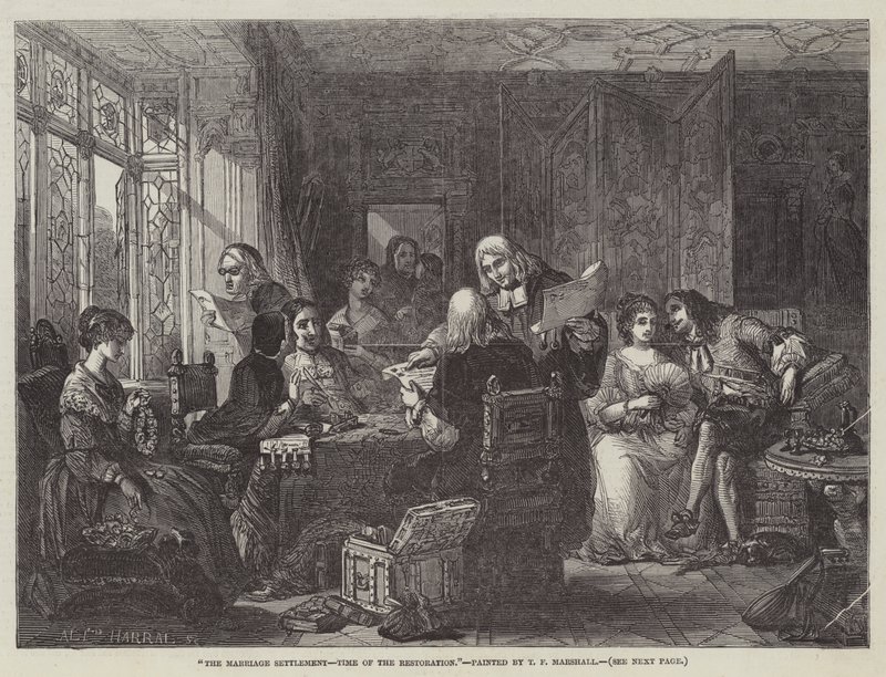 Evlilik Uzlaşması, Restorasyon Zamanı by Thomas Falcon Marshall