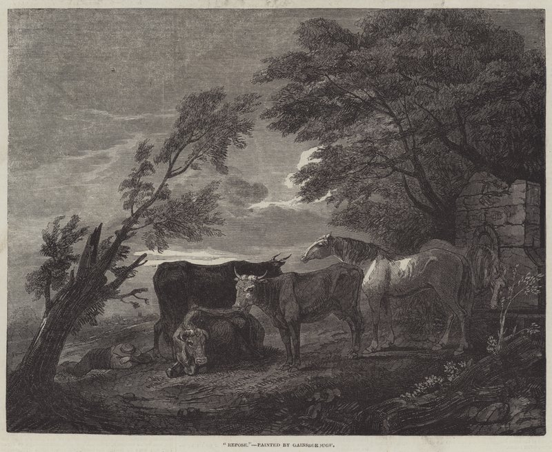 dinlenmek by Thomas Gainsborough