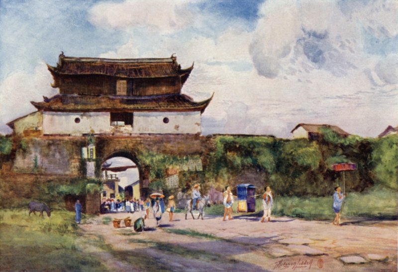 Hangchow, Kuzey Kapısı by Thomas Hodgson Liddell