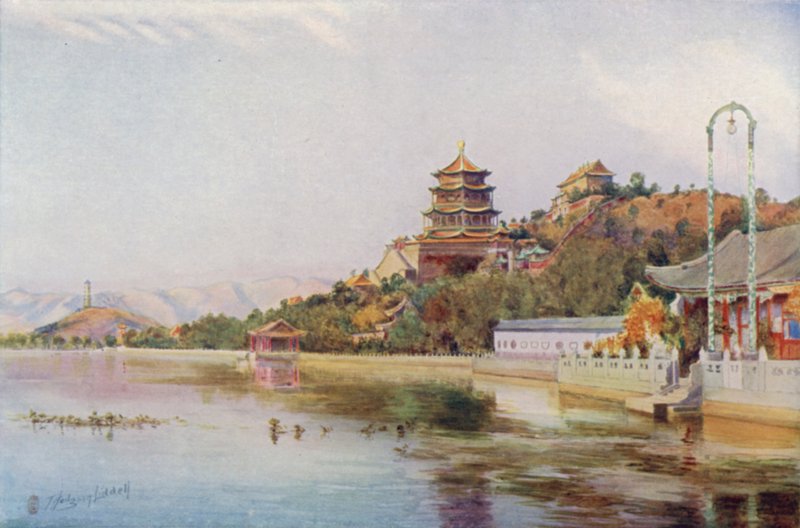 Pekin, Geç İmparatoriçe Köşkü, Yazlık Saray by Thomas Hodgson Liddell