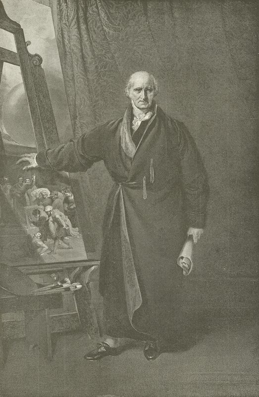 Benjamin West, President of the Royal Academy  by Thomas Lawrence