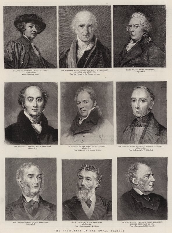 Kraliyet Akademisi Başkanları by Thomas Lawrence
