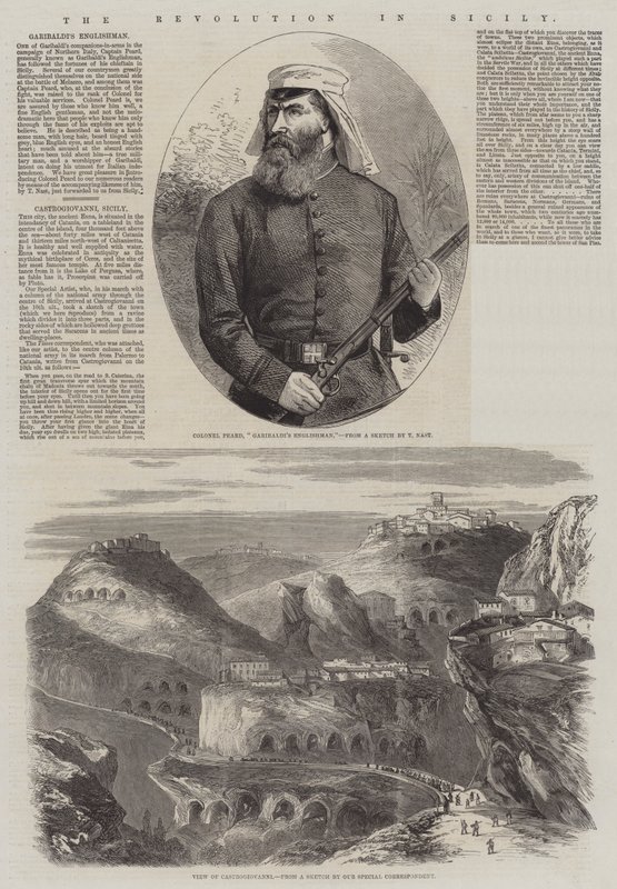 Sicilya'daki Devrim by Thomas Nast